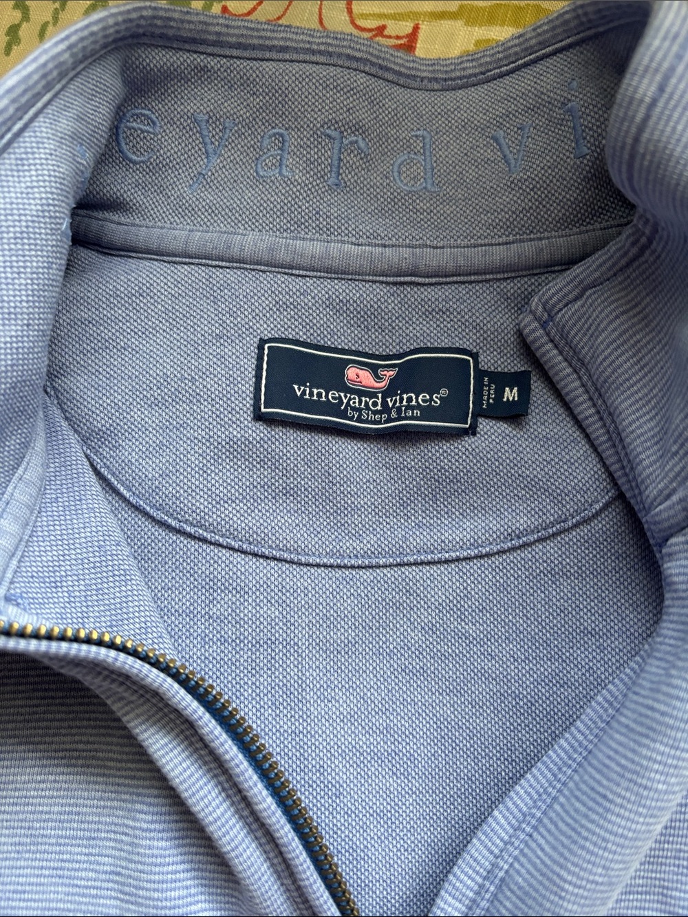 Vineyard vines Saltwater quarter zip Men's Medium - Picture 5 of 7